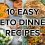 10 Delicious & Easy Low-Carb Dinner Recipes